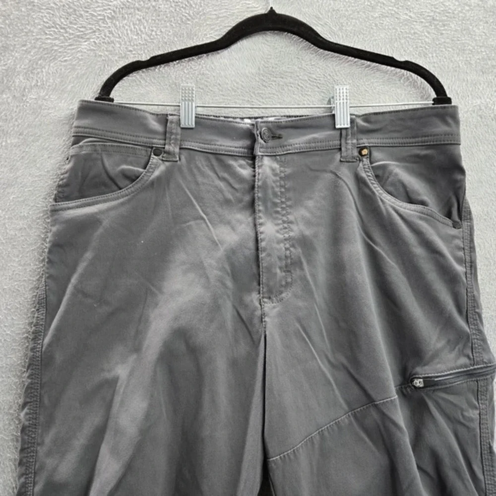 Wrangler Men Pants 36X30 Gray Nylon Spandex All Terrain Gear 29